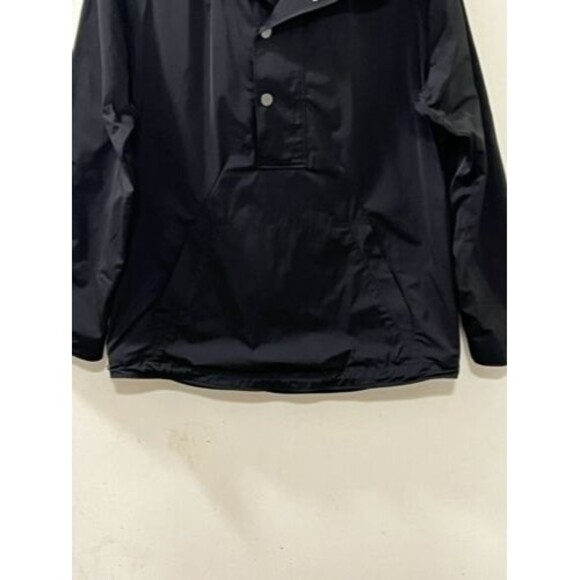Exley NB Mens Black Hooded Windbreaker Rain Jacket Raincoat Size Large - Picture 4 of 12